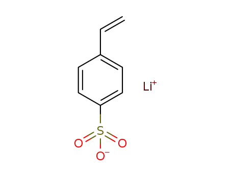 Molecular Structure of 4551-88-6 (Lithium-p-styrenesulfonate)