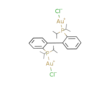 Molecular Structure of 1354795-35-9 ([(2,2'-bis(di-tert-butylphosphino)biphenyl)(AuCl)2])