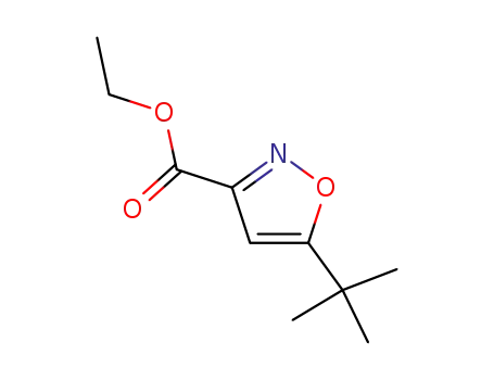 Molecular Structure of 91252-54-9 (ETHYL 5-TERT-BUTYLISOXAZOLE-3-CARBOXYLATE)
