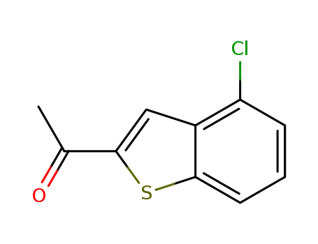 Molecular Structure of 66490-34-4 (1-(4-chloro-1H-benzo[b]thiophen-2-yl)ethanone)