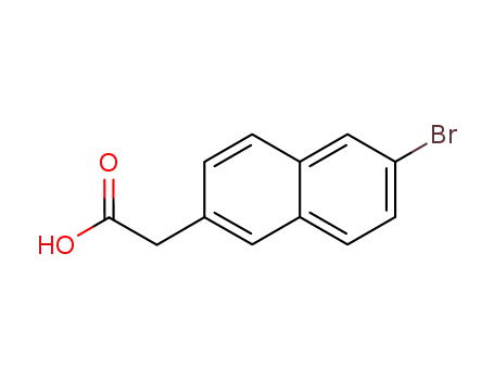 Molecular Structure of 32721-06-5 (2-(6-bromonaphthalen-2-yl)acetic acid)