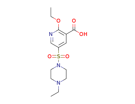 3-Pyridinecarboxylicacid, 2-ethoxy-5-[(4-ethyl-1-piperazinyl)sulfonyl]-