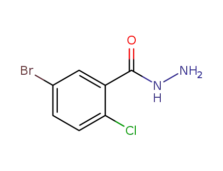 Molecular Structure of 131634-71-4 (5-BROMO-2-CHLOROBENZHYDRAZIDE)