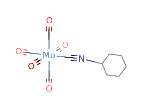 15603-76-6,Molybdenum,pentacarbonyl[(isocyano-kC)cyclohexane]-, (OC-6-21)- (9CI),Molybdenum,pentacarbonyl(cyclohexyl isocyanide)- (7CI,8CI); Molybdenum, pentacarbonyl(isocyanocyclohexane)-,(OC-6-21)-; Cyclohexane, isocyano-, molybdenum complex