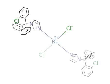 [(1-[(2-chlorophenyl)diphenyl]methyl-1H-imidazole)2Ru(II)Cl<sub>2</sub>]