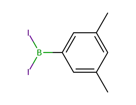 Molecular Structure of 30101-07-6 ((3,5-dimethylphenyl)diiodoborane)