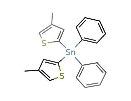 Molecular Structure of 117013-09-9 (bis(4-methyl-2-thienyl)diphenyltin(IV))