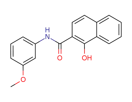 2-Naphthalenecarboxamide, 1-hydroxy-N-(3-methoxyphenyl)-