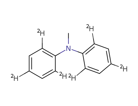 Molecular Structure of 79825-74-4 (DIPHENYL-2,2',4,4',6,6'-D6-METHYLAMINE)