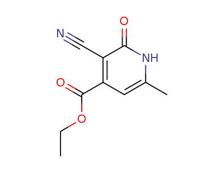 4-Pyridinecarboxylicacid, 3-cyano-1,2-dihydro-6-methyl-2-oxo-, ethyl ester