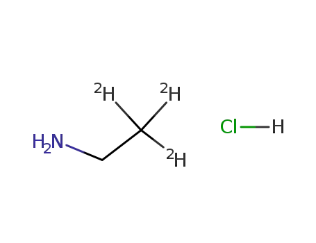 Molecular Structure of 64585-12-2 (Ethan-2,2,2-d3-amine,hydrochloride (9CI))