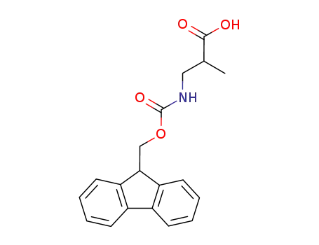 Molecular Structure of 186320-19-4 (FMOC-DL-BETA-AIB-OH)