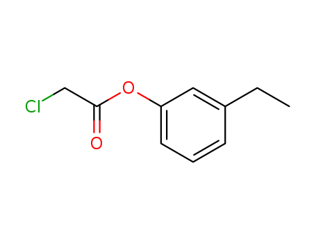 Acetic acid, 2-chloro-,3-ethylphenyl ester cas  3132-27-2