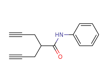 Molecular Structure of 109257-45-6 (4-Pentynamide, N-phenyl-2-(2-propynyl)-)