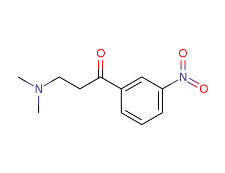 Molecular Structure of 2138-39-8 (3-(dimethylamino)-1-(3-nitrophenyl)propan-1-one)