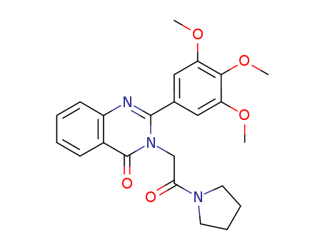 83409-08-9,3-(2-oxo-2-pyrrolidin-1-ylethyl)-2-(3,4,5-trimethoxyphenyl)quinazolin-4(3H)-one,