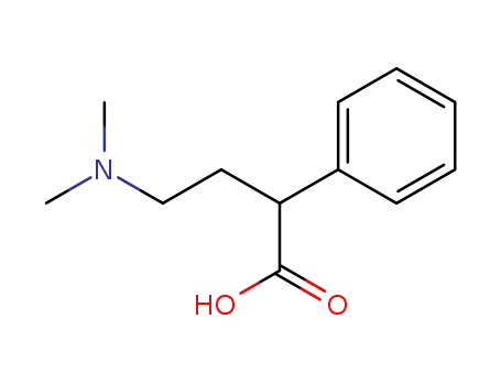 Molecular Structure of 7468-02-2 (4-(dimethylamino)-2-phenylbutanoic acid)