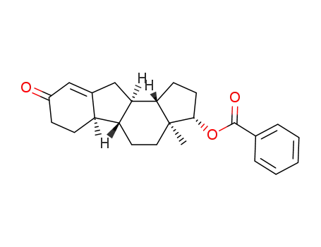 Molecular Structure of 65088-07-5 ((3S,3aS,5aS,5bR,10aR,10bS)-3a,5b-dimethyl-8-oxo-1,2,3,3a,4,5,5a,5b,6,7,8,10,10a,10b-tetradecahydrocyclopenta[a]fluoren-3-yl benzoate)
