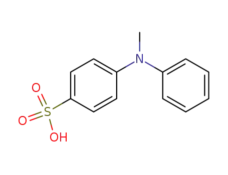 Molecular Structure of 6052-39-7 (4-[methyl(phenyl)amino]benzenesulfonic acid)