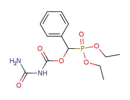 Molecular Structure of 123959-75-1 (α-(diethoxyphosphinyl)benzyl allophanate)