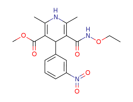 133147-07-6,methyl 5-(ethoxycarbamoyl)-2,6-dimethyl-4-(3-nitrophenyl)-1,4-dihydropyridine-3-carboxylate,