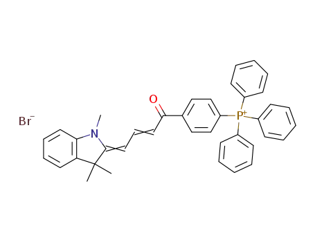 p-Triphenylphosphoniobromide benzoylvinyl(1,3,3-trimethyl-2-methyleneindolenyl)