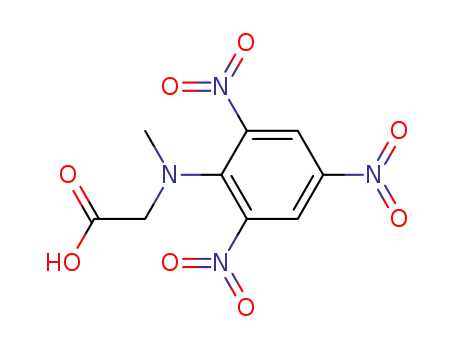 Molecular Structure of 124052-31-9 (N-methyl-N-(2,4,6-trinitrophenyl)glycine)
