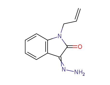 Molecular Structure of 832-83-7 (1-ALLYL-3-HYDRAZONO-1,3-DIHYDRO-INDOL-2-ONE)