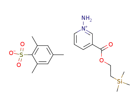 1-Amino-3-(2-trimethylsilylethoxycarbonyl)pyridinium-mesitylensulfonat