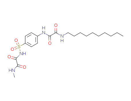 81717-45-5,N-((4-(((Decylamino)oxoacetyl)amino)phenyl)sulfonyl)-N-methylethanediamide,