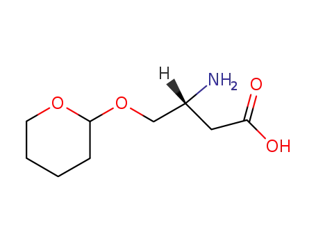 Butanoic acid, 3-amino-4-[(tetrahydro-2H-pyran-2-yl)oxy]-, (3S)-