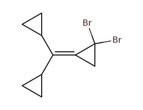 Molecular Structure of 88084-06-4 (Cyclopropane, 1,1-dibromo-2-(dicyclopropylmethylene)-)