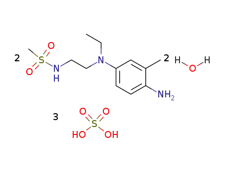 Methanesulfonamide, N-[2-[(4-amino-3-methylphenyl)ethylamino]ethyl]-, sulfate (2:3)