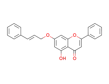 7-cinnamyloxy-5-hydroxyflavone