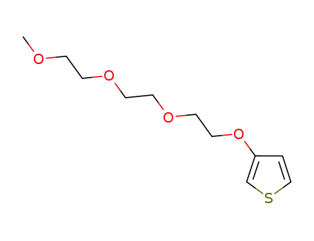 Molecular Structure of 282540-12-9 (3-(2-(2-(2-methoxyethoxy)ethoxy)ethoxy)thiophene)