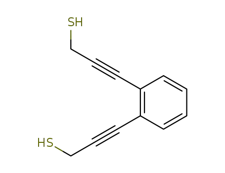 Molecular Structure of 116510-12-4 (2-Propyne-1-thiol, 3,3'-(1,2-phenylene)bis-)