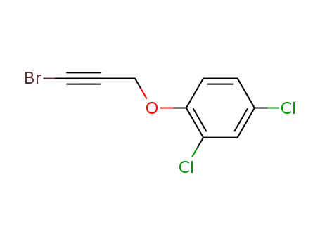 Molecular Structure of 774-77-6 (Benzene, 1-[(3-bromo-2-propynyl)oxy]-2,4-dichloro-)
