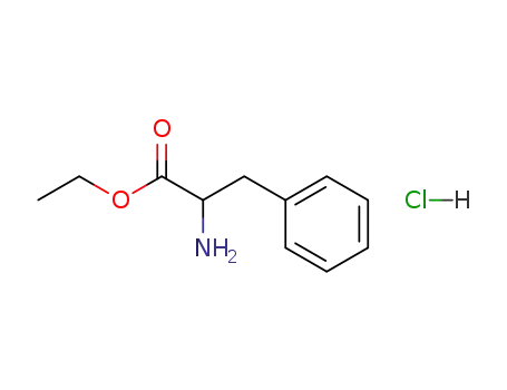 Molecular Structure of 19881-53-9 (ethyl 3-phenyl-DL-alaninate hydrochloride)