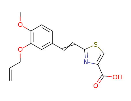 99661-67-3,2-{(E)-2-[4-methoxy-3-(prop-2-en-1-yloxy)phenyl]ethenyl}-1,3-thiazole-4-carboxylic acid,