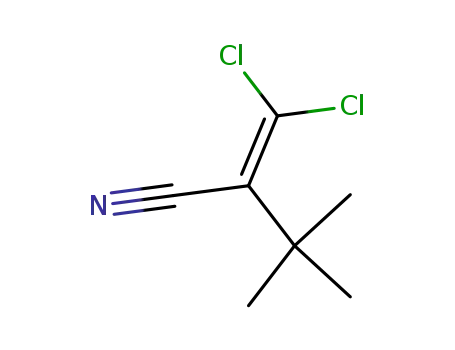 Molecular Structure of 42867-44-7 (Butanenitrile, 2-(dichloromethylene)-3,3-dimethyl-)