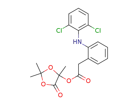 2-<(2,6-Dichlorphenyl)amino>phenylessigsaeure-(2,2,5-trimethyl-1,3-dioxolan-4-on-5-yl)ester