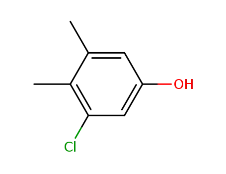 Molecular Structure of 56961-13-8 (Phenol, 3-chloro-4,5-dimethyl-)