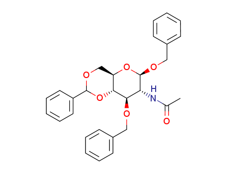 b-D-Glucopyranoside, phenylmethyl2-(acetylamino)-2-deoxy-3-O-(phenylmethyl)-4,6-O-(phenylmethylene)-