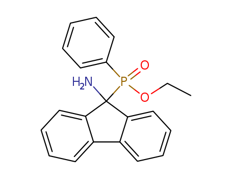 Molecular Structure of 112305-74-5 (Phosphinic acid, (9-amino-9H-fluoren-9-yl)phenyl-, ethyl ester)