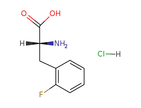 Molecular Structure of 122839-51-4 (2-FLUORO-D-PHENYLALANINE)