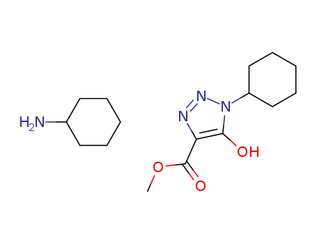 90997-00-5,methyl 1-cyclohexyl-5-oxo-2,5-dihydro-1H-1,2,3-triazole-4-carboxylate - cyclohexanamine (1:1),