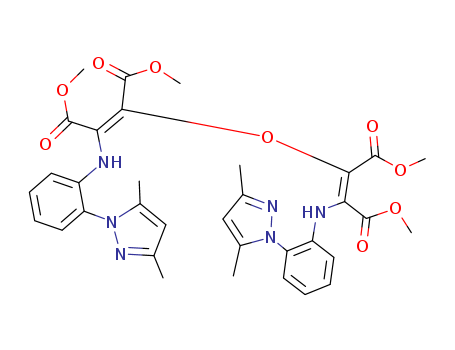 2-Butenedioic acid,
2,2'-oxybis[3-[[2-(3,5-dimethyl-1H-pyrazol-1-yl)phenyl]amino]-,
tetramethyl ester