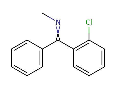 Molecular Structure of 76005-95-3 (Methanamine, N-[(2-chlorophenyl)phenylmethylene]-)