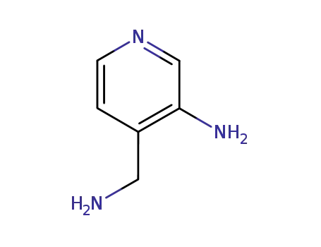 Molecular Structure of 144288-49-3 (4-AMINOMETHYL-PYRIDIN-3-YLAMINE)