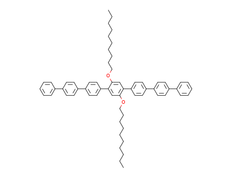 Molecular Structure of 137068-11-2 (1,1':4',1'':4'',1''':4''',1'''':4'''',1''''':4''''',1''''''-Septiphenyl,
2''',5'''-bis(decyloxy)-)